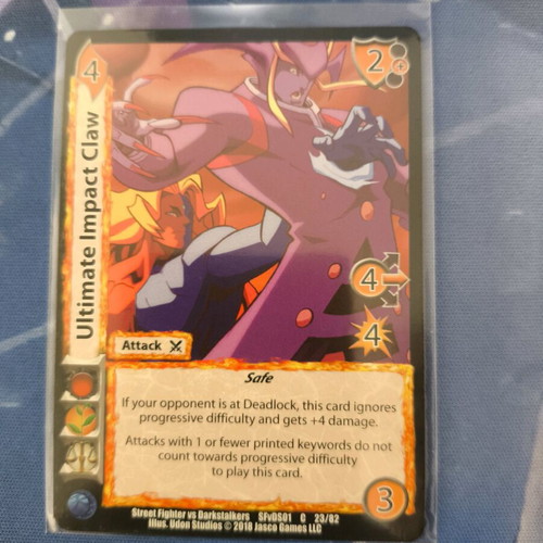 Ultimate Impact Claw UFS CCG card new, Near Mint