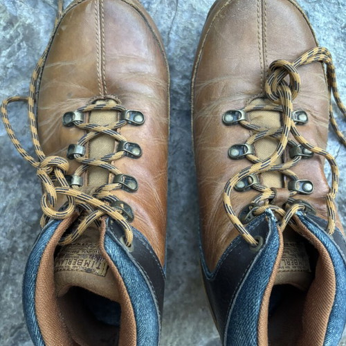 Timberland leather ankle boots like new, brown size 38
