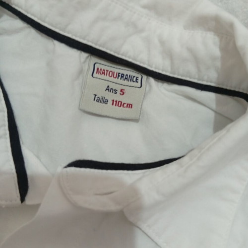 Boys' dress shirt size 110 cm, age 5, like new