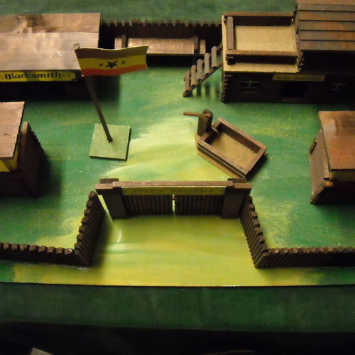 Fortress antique "FORT- MARSHALS" wooden new Greek made Toy-Land No742