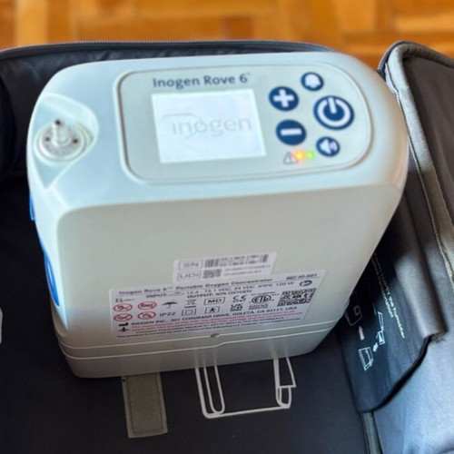 Inogen Rove 6 portable oxygen concentrator used