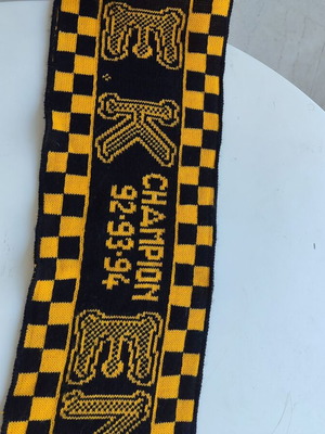 AEK Champion 92-93-94 Vintage Knitted Scarf Original 21