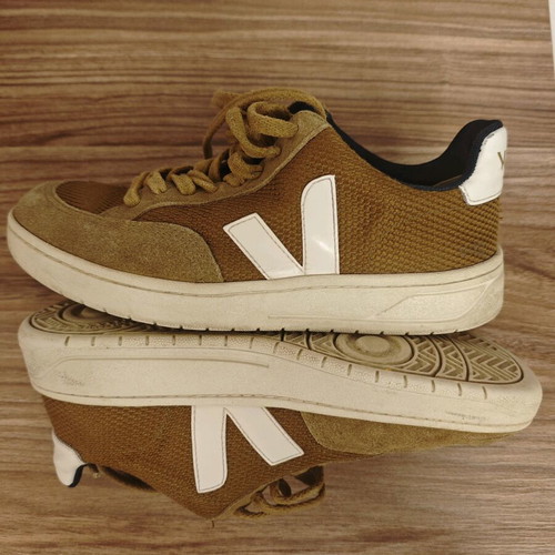 Veja sneakers size 37 used, brown beige suede mesh