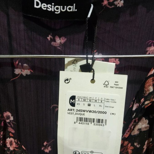 Desigual floral dress Medium new with tags, chiffon, colorful