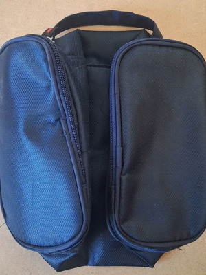 Travel toiletry bag like new, waterproof with hook
