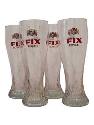 Συλλεκτικά ποτήρια FIX Royale Weizen SAHM “PERLSEE” 0,5L σετ 4τμχ σαν καινούργιο