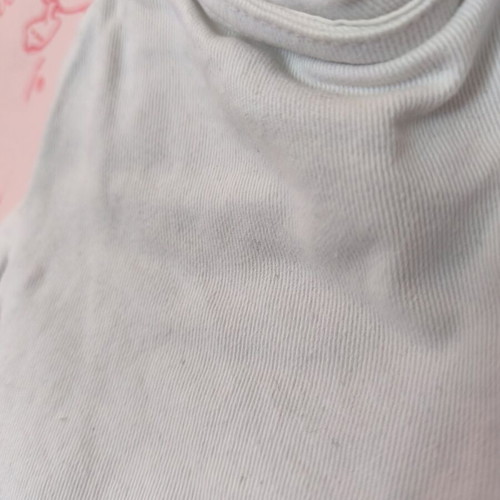 Denim shorts white used in good condition