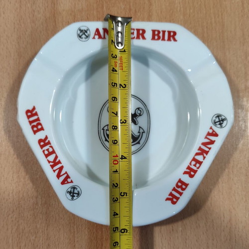 Anker beer vintage promotional ashtray used