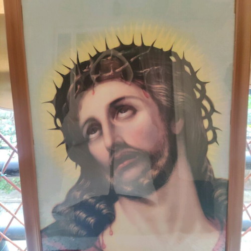 Christ image like new, size 56x76