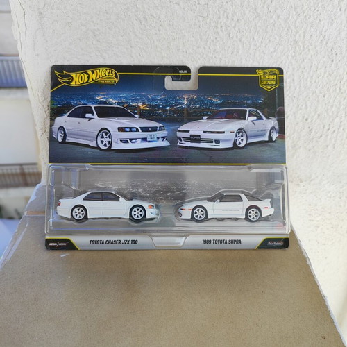 Hot Wheels Premium 2-Pack Toyota Chaser JZX 100 & 1989 Toyota Supra