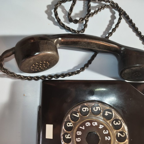 Vintage RFT W63 Rotary Telephone from East Germany 1966 used