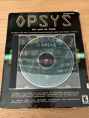 PC game Opsys used, Big Box educational adventure