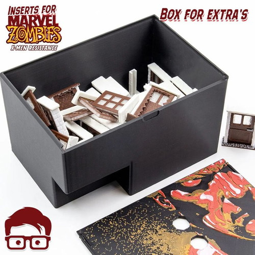 Zombicide Marvel X-Men Resistance Board Game Organizer new