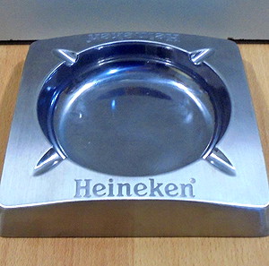 Heineken μπύρα παλιό διαφημιστικό μεταλλικό τασάκι
