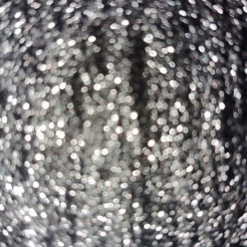 Shiny elastic glitter blouse L/XL like new silver
