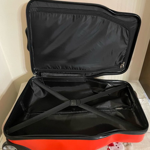 Nutella collectible suitcase new, red plastic