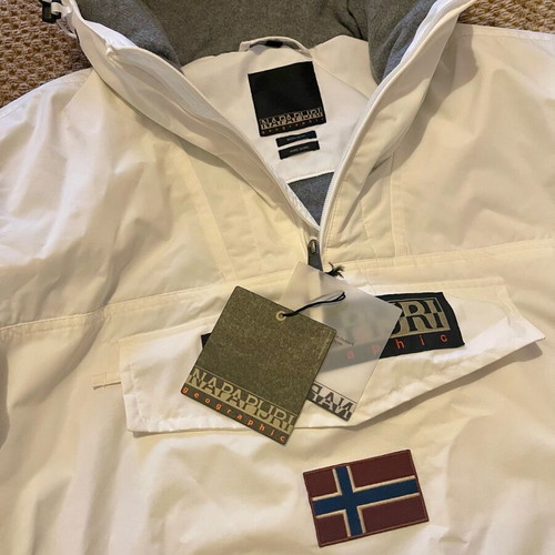 Napapijri Rainforest Pocket 2 jacket new, white, size 3XL