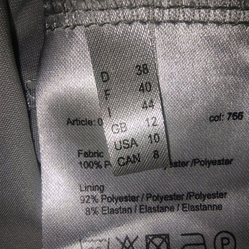 More&More 90s style dress like new, size 38/M, black and grey