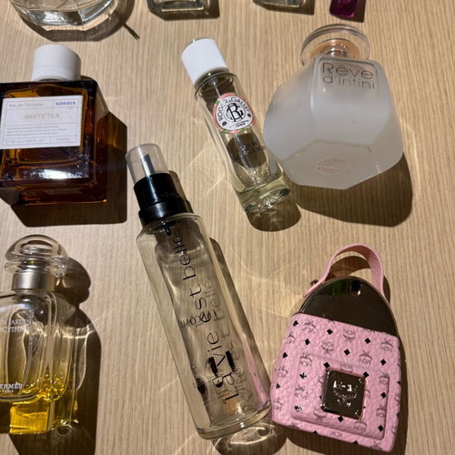 Perfume bottles used, assorted collection