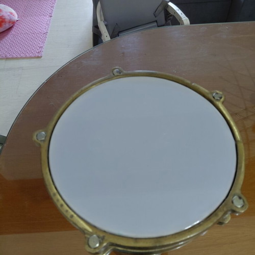 Doumbek RP brass No3, like new, handmade 5-string design