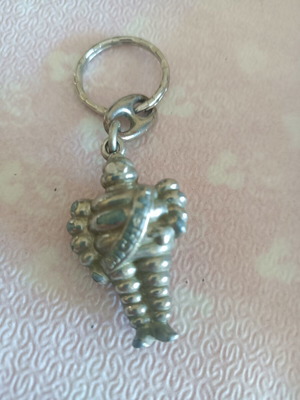 Michelin Man Keychain used, collectible rally promotion 1980s