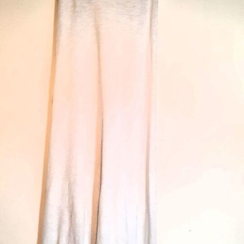 Exes white dress with braid and asymmetrical hem, used