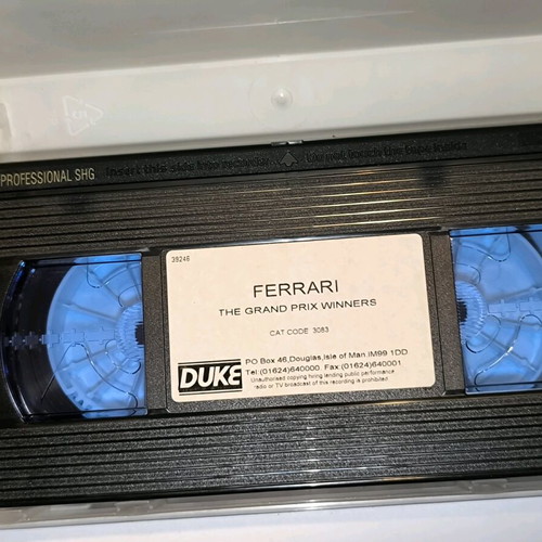Collectible 50 Years of Ferrari VHS Tape Set used