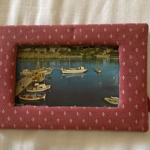 Laura Ashley handmade frames set of 2, new with fabric