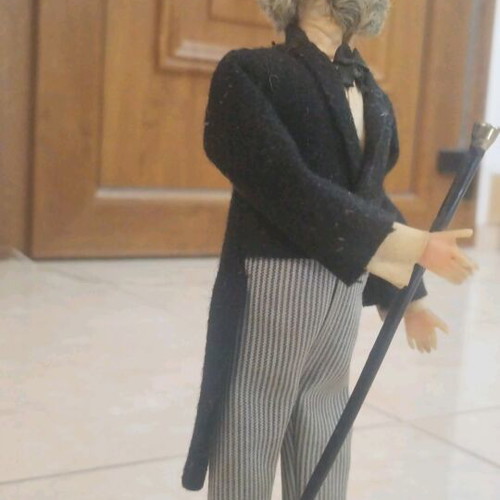 Vintage figure 70s-80s used, handmade construction
