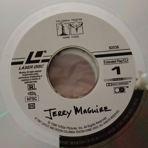 Jerry Maguire LaserDisc like new, comedy