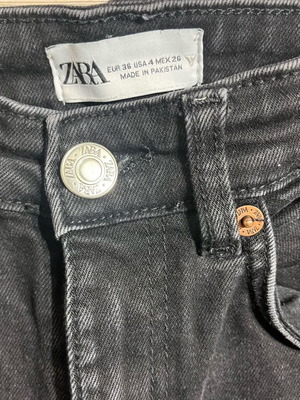 Jean Zara women's black pants like new, size XS
