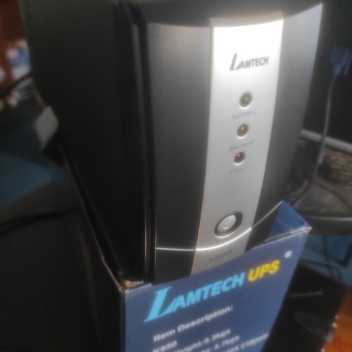 Lamtech UPS K950 uninterruptible power supply, non-working for repair or parts