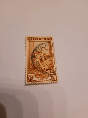 Ιταλικό γραμματόσημο 25 lire, 1 τεμάχιο