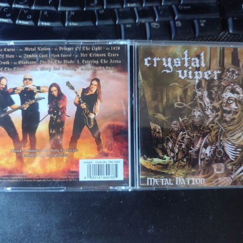 Crystal Viper Metal Nation CD First Press 2009