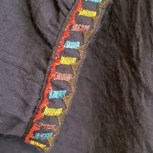 Boho embroidered shirt vintage, handmade, like new, size medium