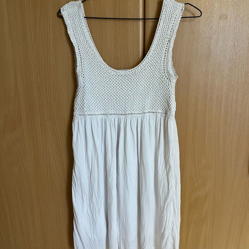 Attrattivo dress white like new, summer knit top