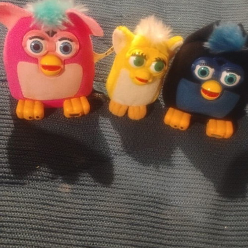 McDonalds dolls collection used, set of 3 pieces