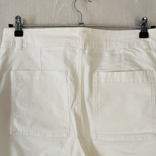 H&M white beige jeans, size XL 42 14