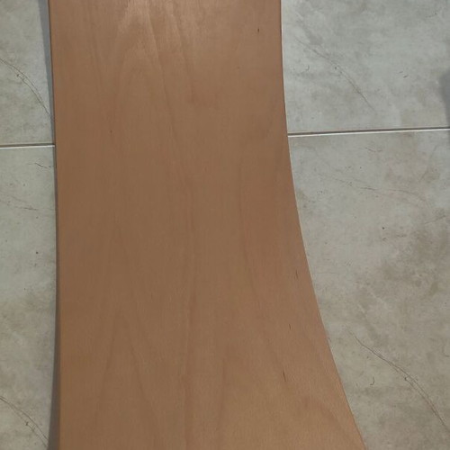 Wobbel wooden balance board Large with pink felt
