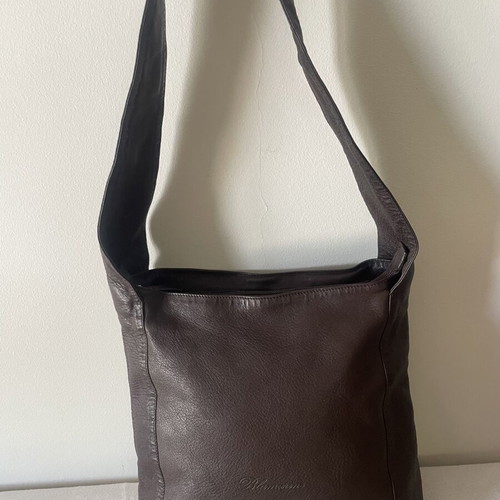 Blumarine by Marianelli Brown Leather Hobo Bag Y2K like new