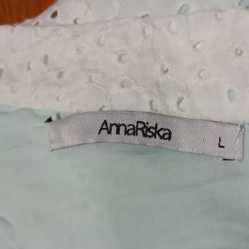 Anna Riska white midi dress broderie anglaise size medium like new