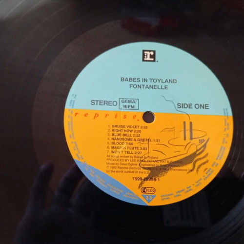 Babes in Toyland Fontanelle 1992 LP, punk