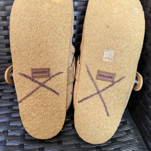 Coach Blake Suede slippers, size 39.5
