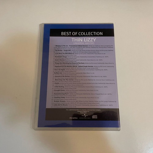 Thin Lizzy Best Of Collection CD like new