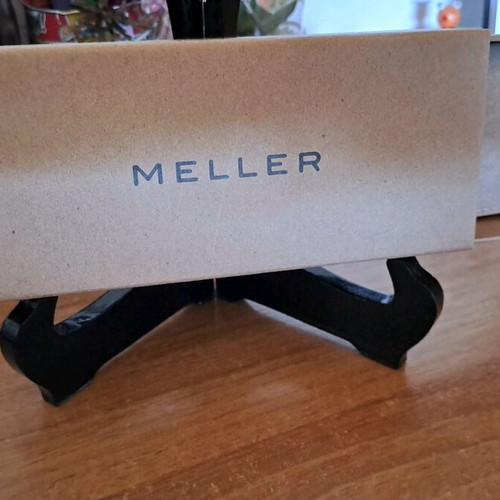 Empty box used with glasses case and cleaning cloth