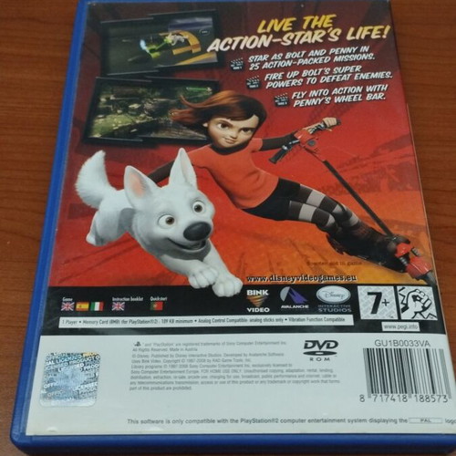 Bolt PS2 game