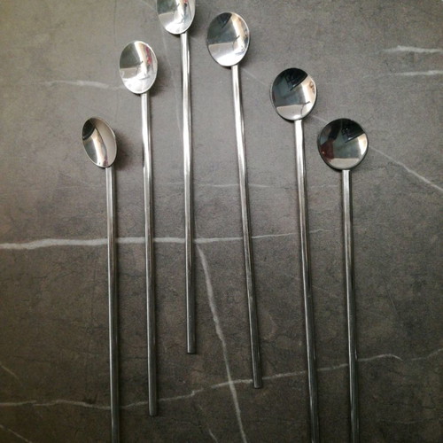 Serving set used, 14 pieces, silver-plated and gilded