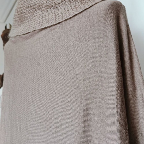 Esprit blouse dress used, beige with mohair and cashmere