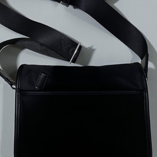 Prada Re Nylon Saffiano shoulder bag, black
