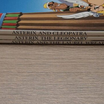 Asterix comic set 3 books like new, English